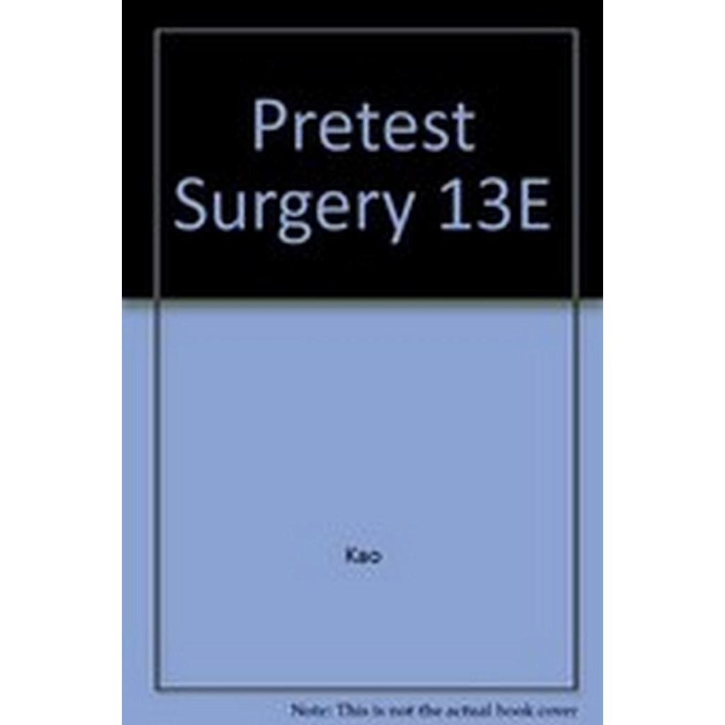 Surgery Pretest Self Assessment And Review