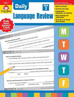 Daily Language Review, Grade 7 Teacher Edition