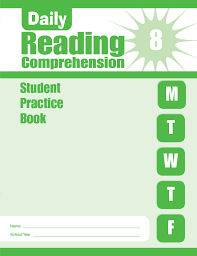 Daily Reading Comprehension, Grade 8 Student Edition Workbook (5-Pack)