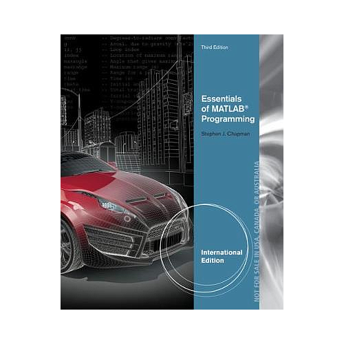 Essentials of MATLAB� Programming, International Edition
