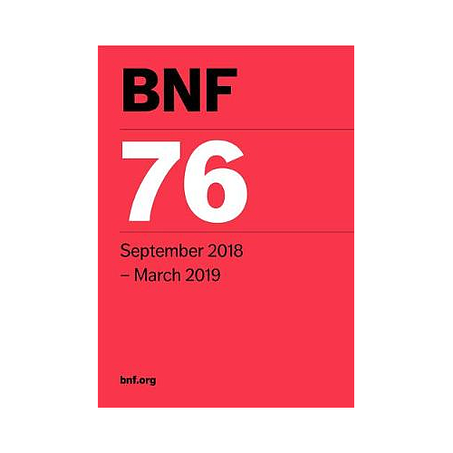 BNF 76 (British National Formulary) September 2018