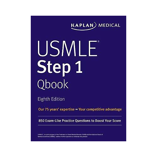 USMLE Step 1 Qbook: 850 Exam-Like Practice Questions to Boost Your Score