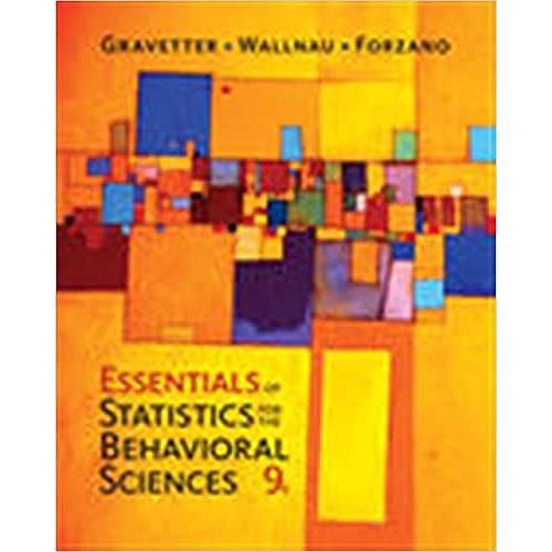 Essentials of Statistics for The Behavioral Sciences